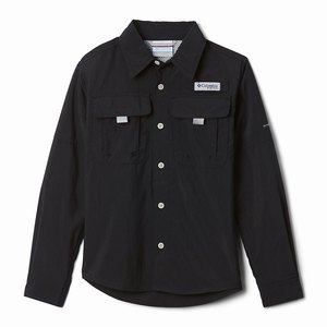 Columbia PFG Bahama™ Långärmad Tröja Pojkar Svarta (HVXKU3276)